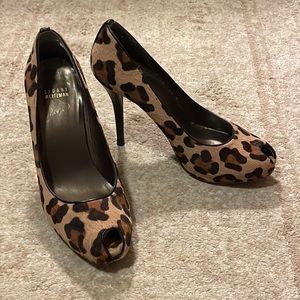 Stuart Weitzman leopard pumps